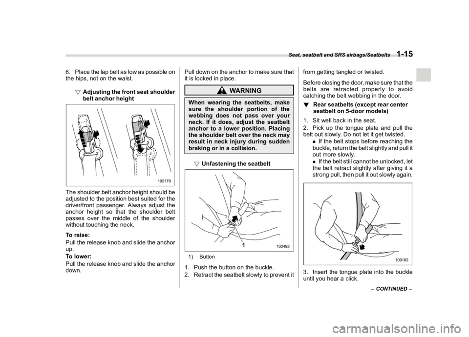 SUBARU IMPREZA 2022 Service Manual ������
