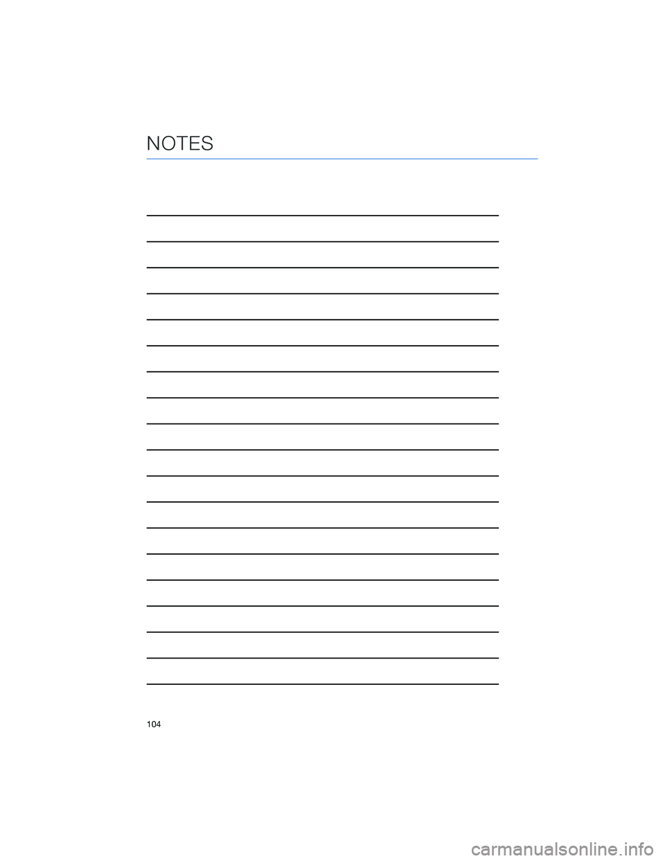 SUBARU BRZ 2022 Getting Started Guide NOTES
104 SUBARU BRZ 2022 Getting Started Guide NOTES
104
