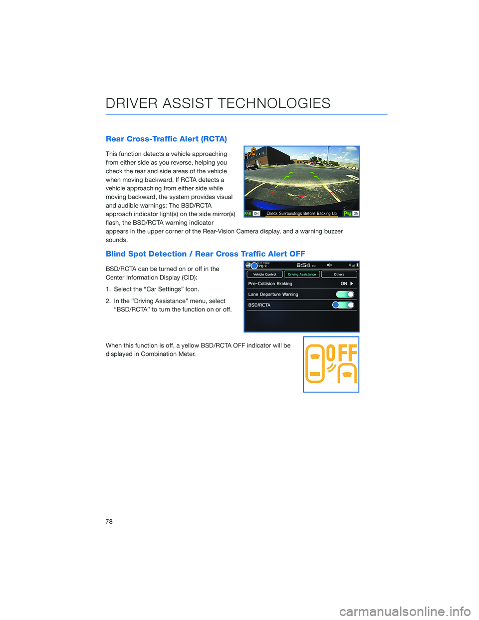 SUBARU BRZ 2022 Getting Started Guide (108 Pages)