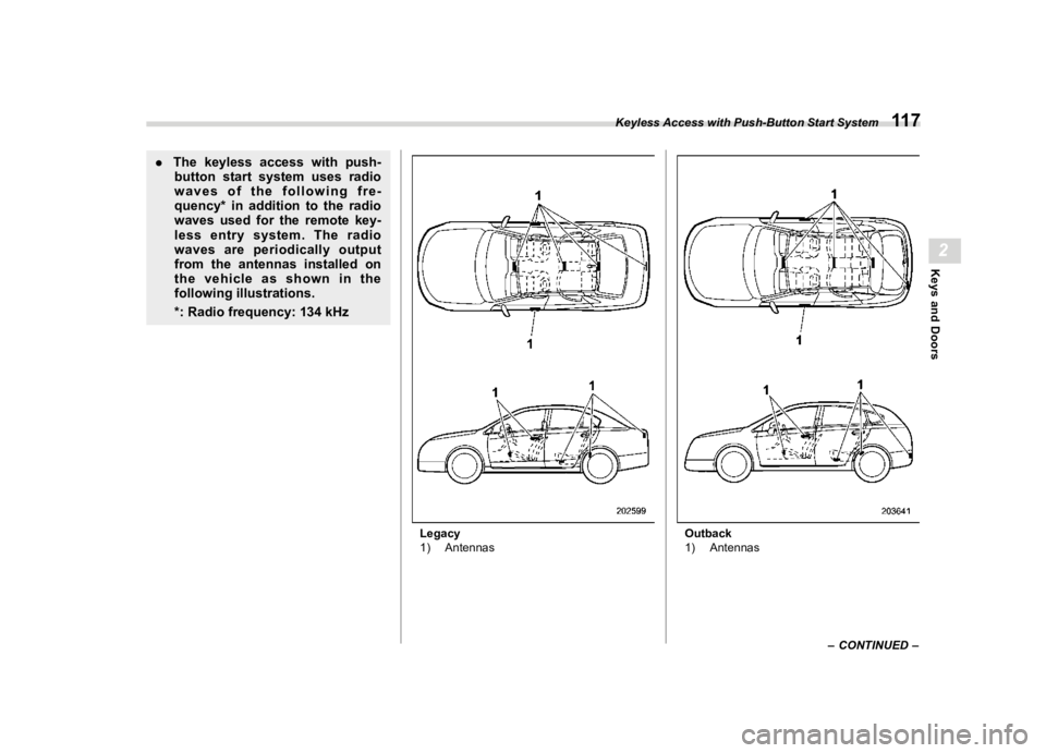 SUBARU OUTBACK 2021  Owners Manual �������

