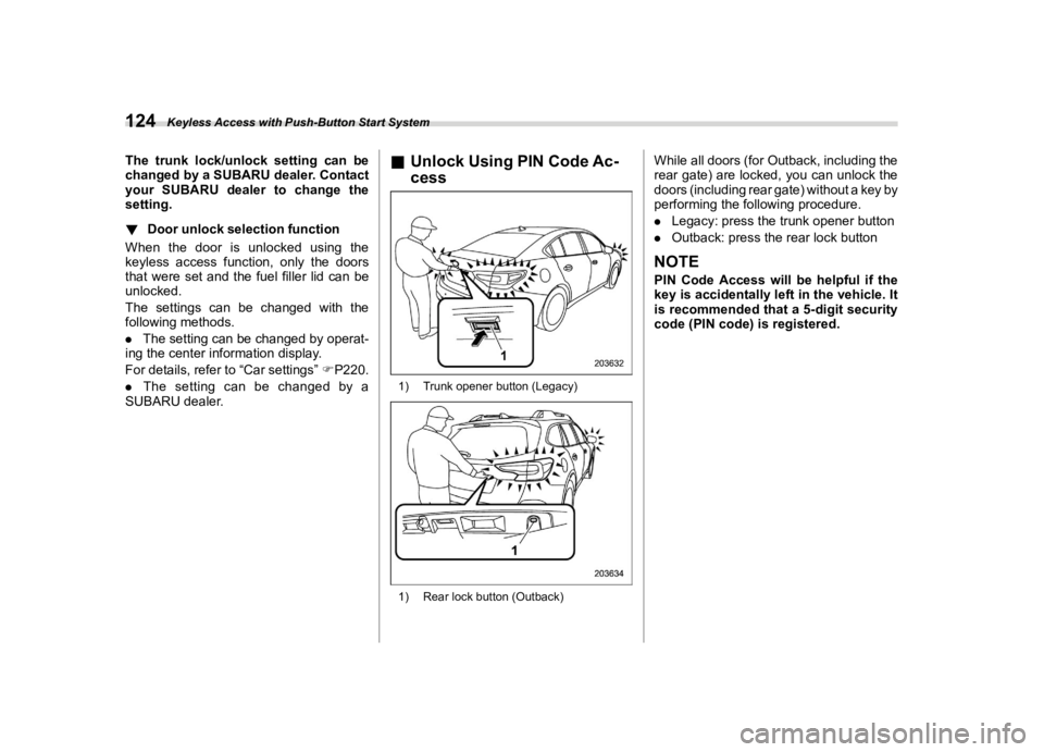 SUBARU OUTBACK 2021  Owners Manual �������

