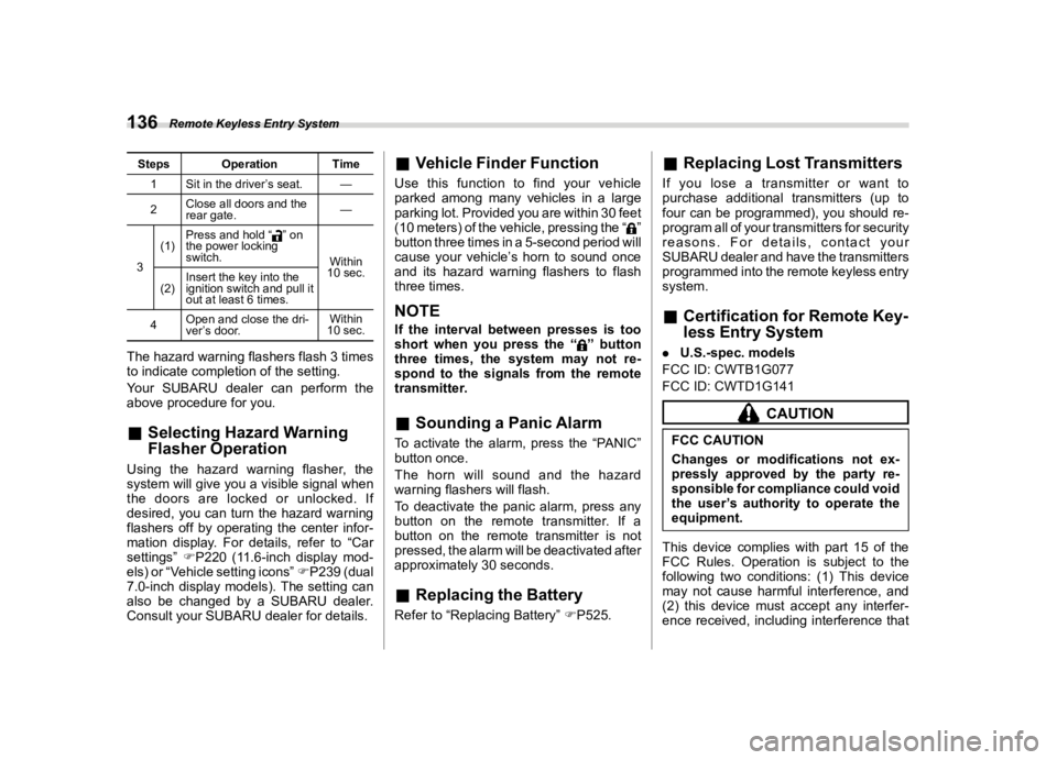SUBARU OUTBACK 2021  Owners Manual �������
