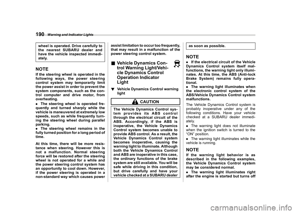 SUBARU OUTBACK 2021  Owners Manual �������
