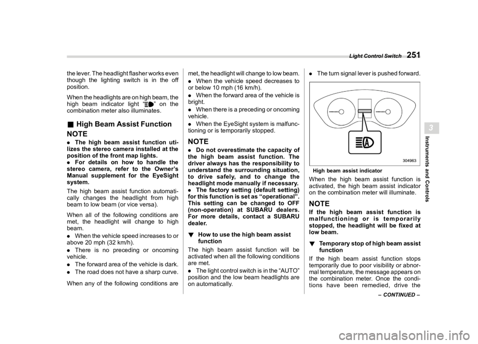 SUBARU OUTBACK 2021  Owners Manual �������
