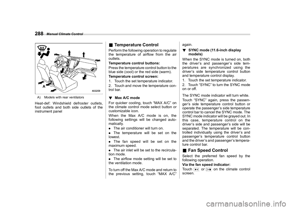 SUBARU OUTBACK 2021  Owners Manual �������
