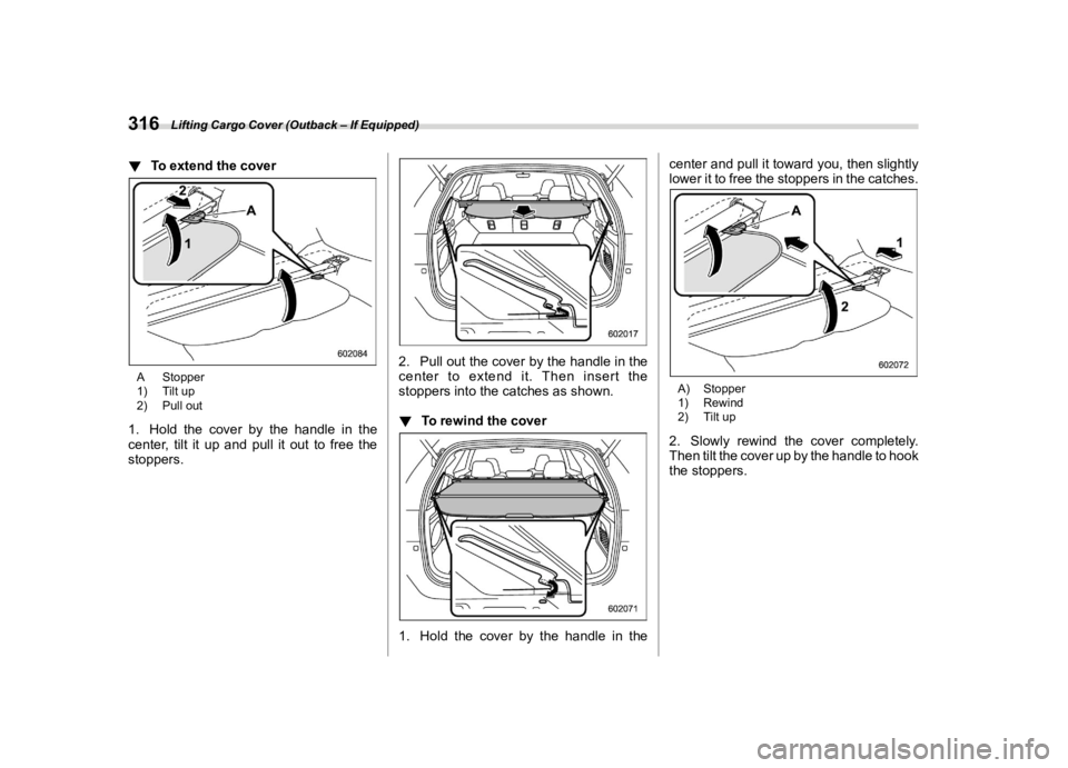 SUBARU OUTBACK 2021  Owners Manual �������
