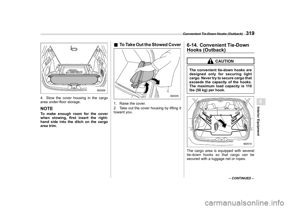 SUBARU OUTBACK 2021  Owners Manual �������
