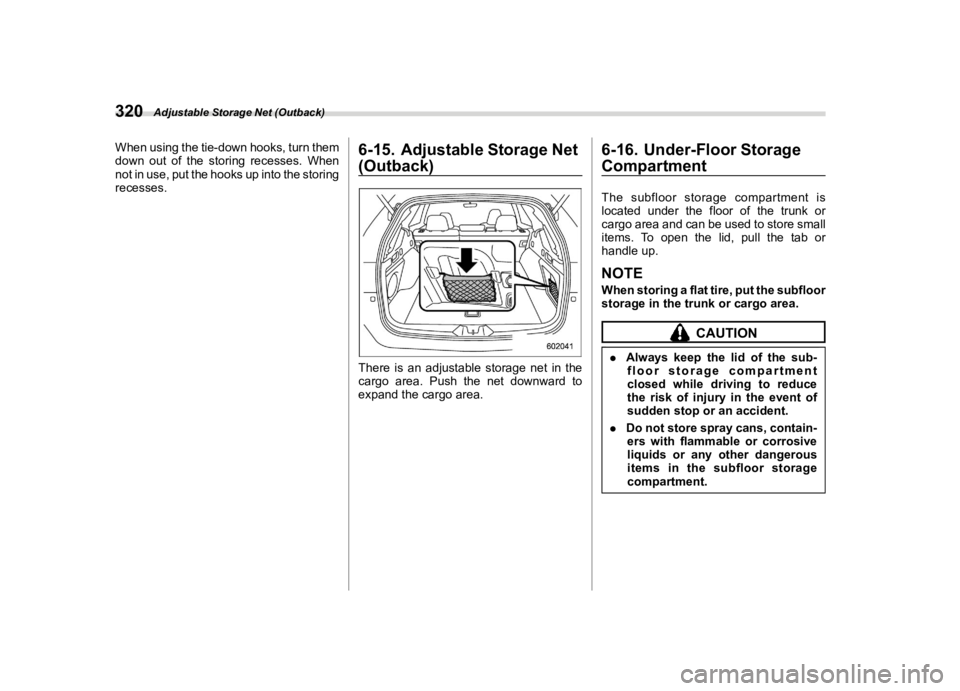 SUBARU OUTBACK 2021  Owners Manual �������
