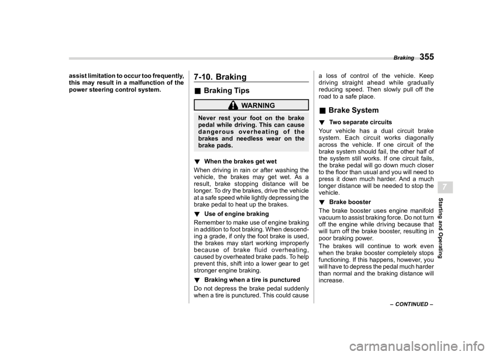 SUBARU OUTBACK 2021  Owners Manual �������
