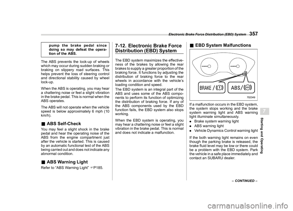 SUBARU OUTBACK 2021  Owners Manual �������
