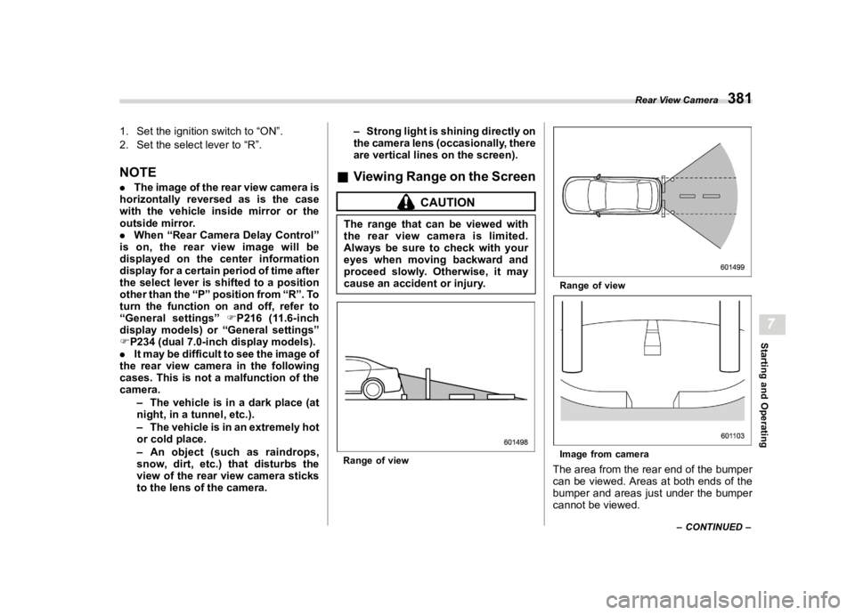 SUBARU OUTBACK 2021  Owners Manual �������
