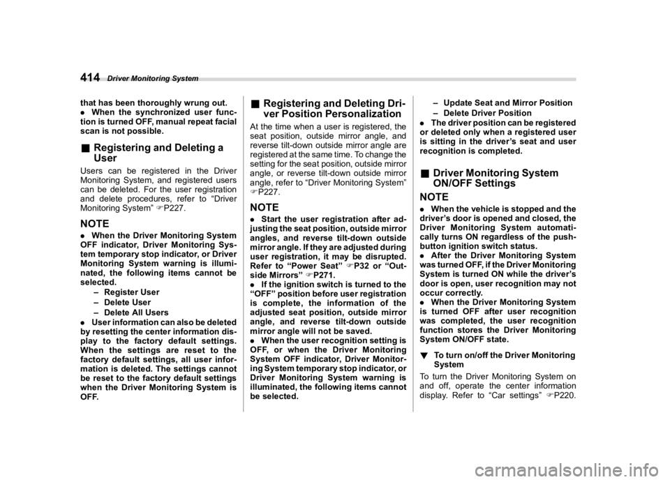SUBARU OUTBACK 2021  Owners Manual �������

