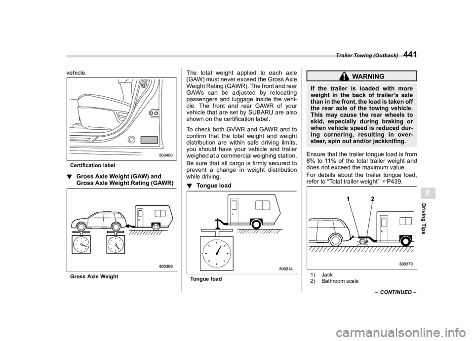 SUBARU OUTBACK 2021  Owners Manual �������
