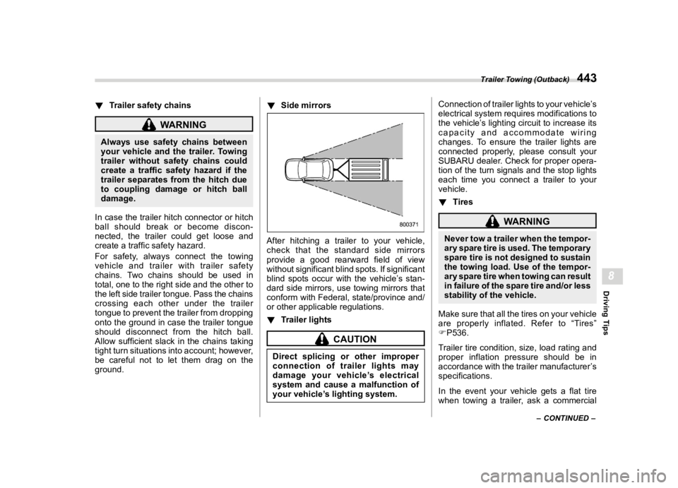 SUBARU OUTBACK 2021  Owners Manual �������
