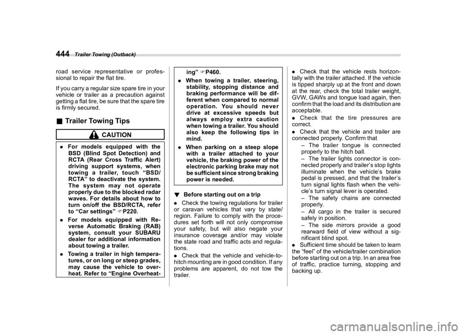 SUBARU OUTBACK 2021  Owners Manual �������
