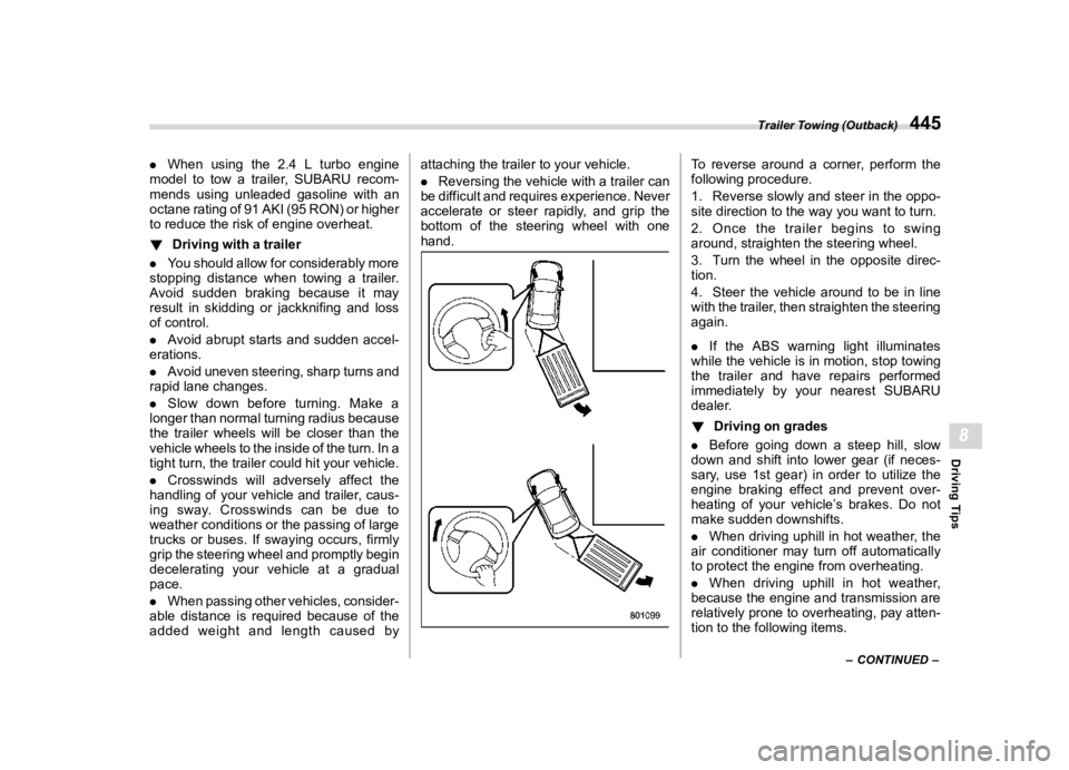 SUBARU OUTBACK 2021  Owners Manual �������
