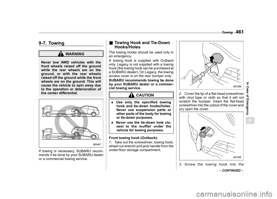 SUBARU OUTBACK 2021  Owners Manual �������
