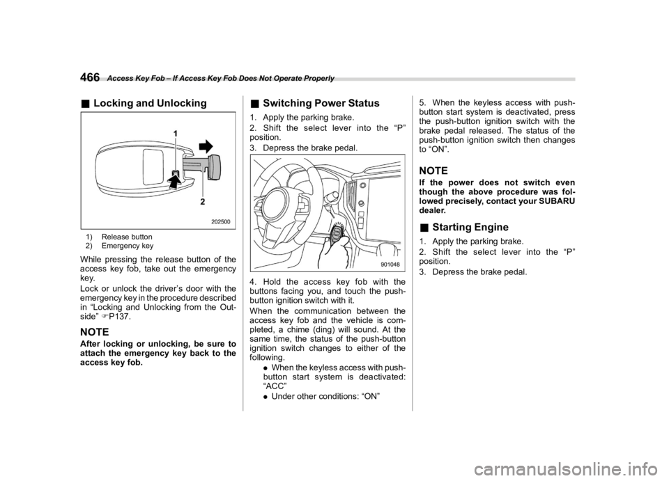 SUBARU OUTBACK 2021  Owners Manual �������
