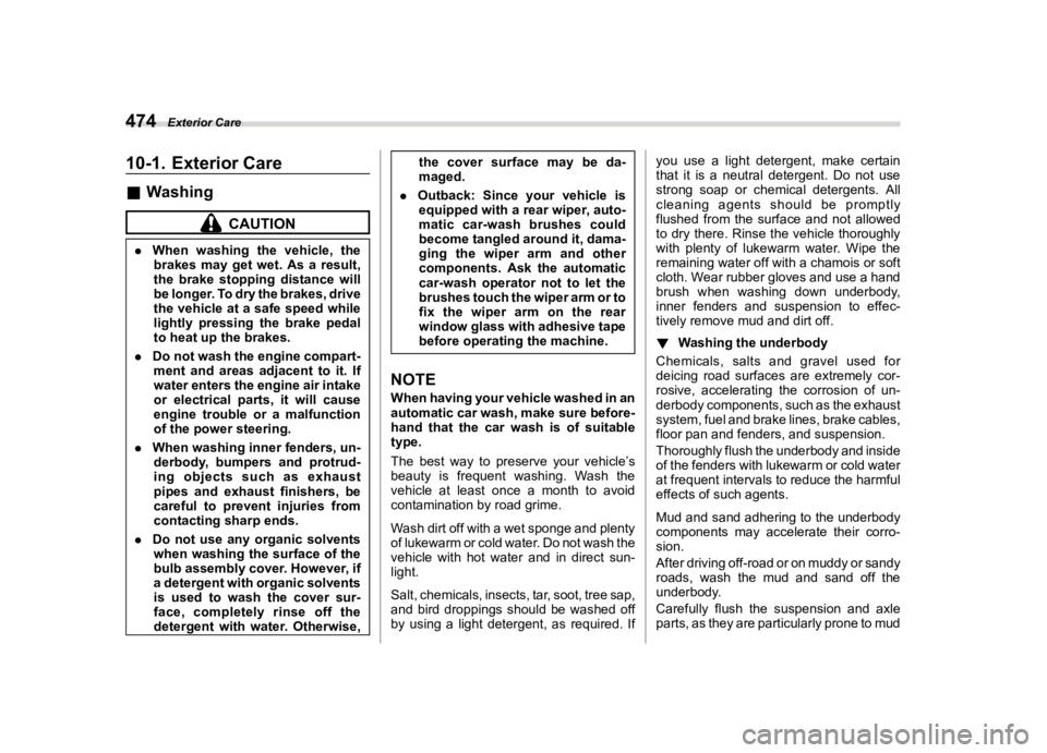 SUBARU OUTBACK 2021  Owners Manual �������

