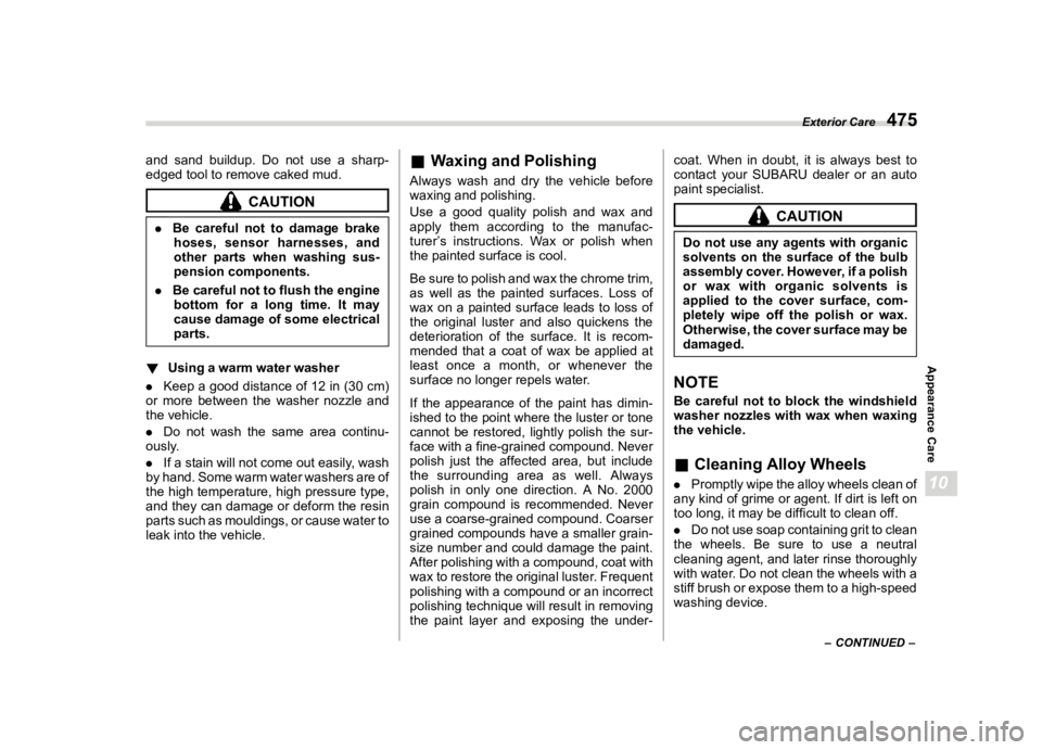SUBARU OUTBACK 2021  Owners Manual �������
