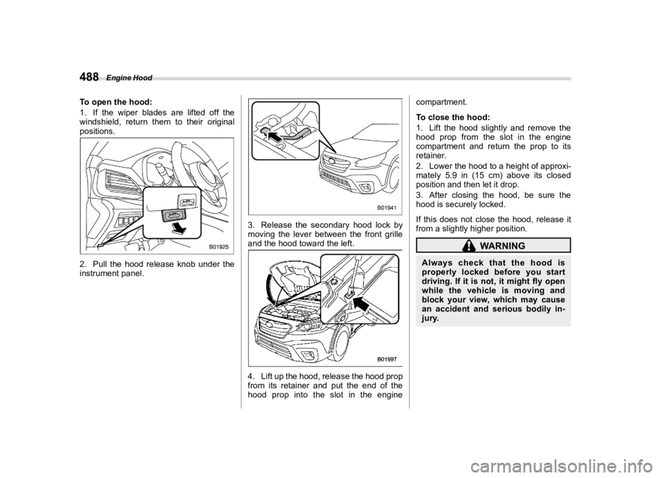 SUBARU OUTBACK 2021  Owners Manual �������
