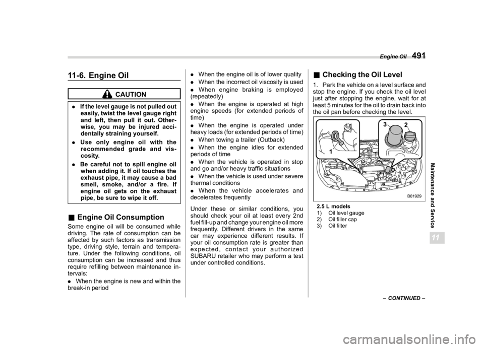 SUBARU OUTBACK 2021  Owners Manual �������
