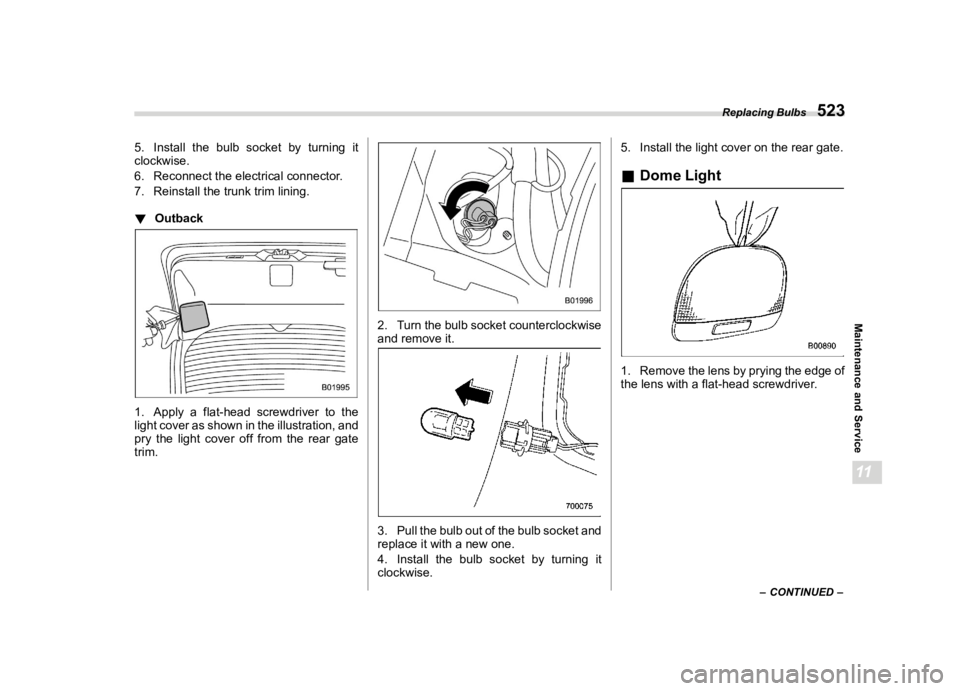 SUBARU OUTBACK 2021  Owners Manual �������
