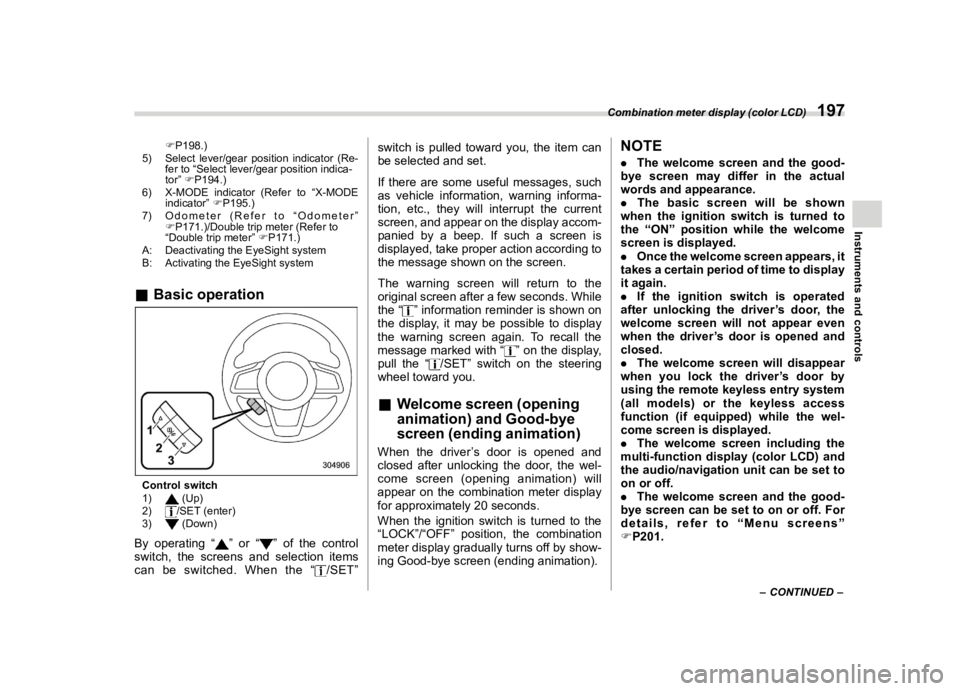 SUBARU ASCENT 2021  Owners Manual �������
