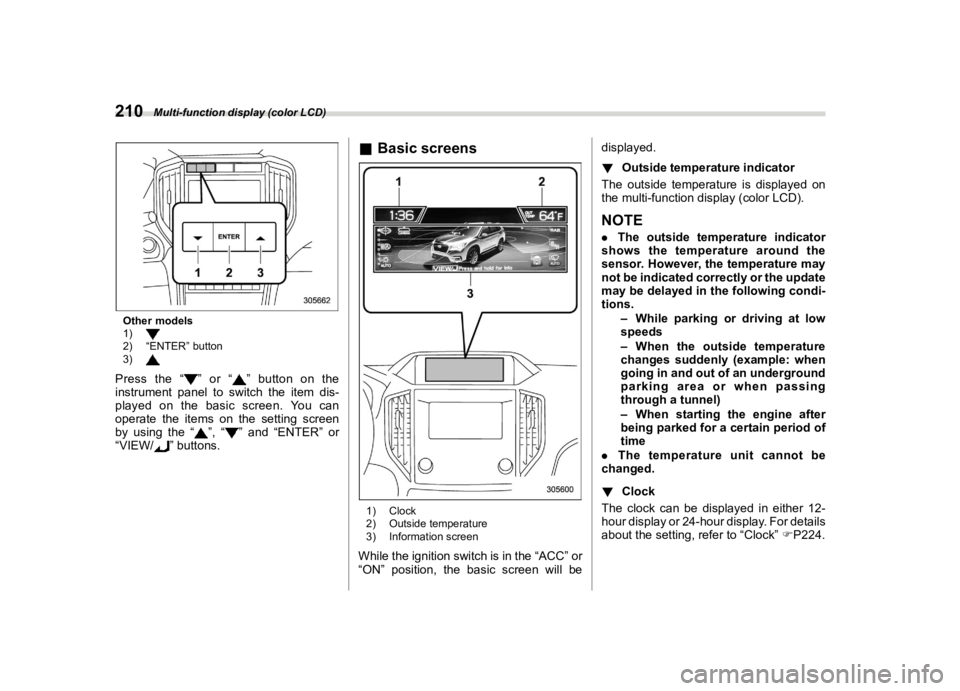 SUBARU ASCENT 2021  Owners Manual �������
