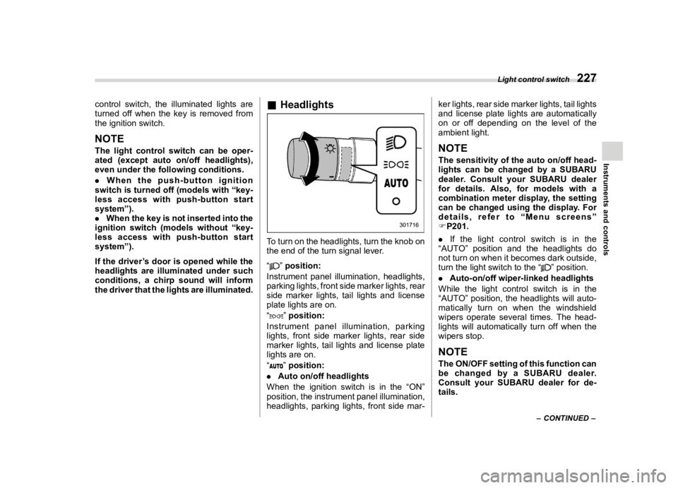 SUBARU ASCENT 2021  Owners Manual �������
