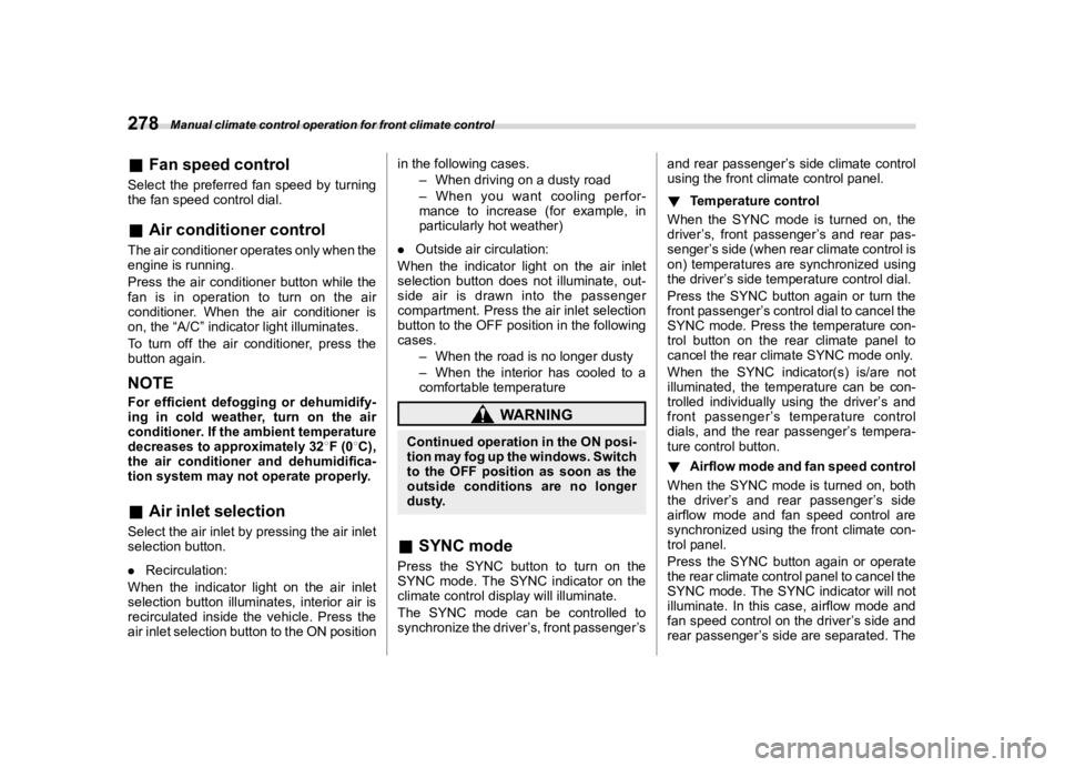 SUBARU ASCENT 2021  Owners Manual �������
