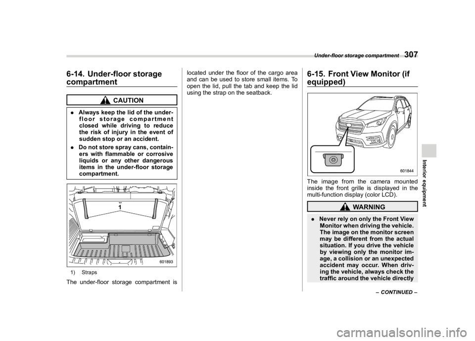 SUBARU ASCENT 2021  Owners Manual �������
