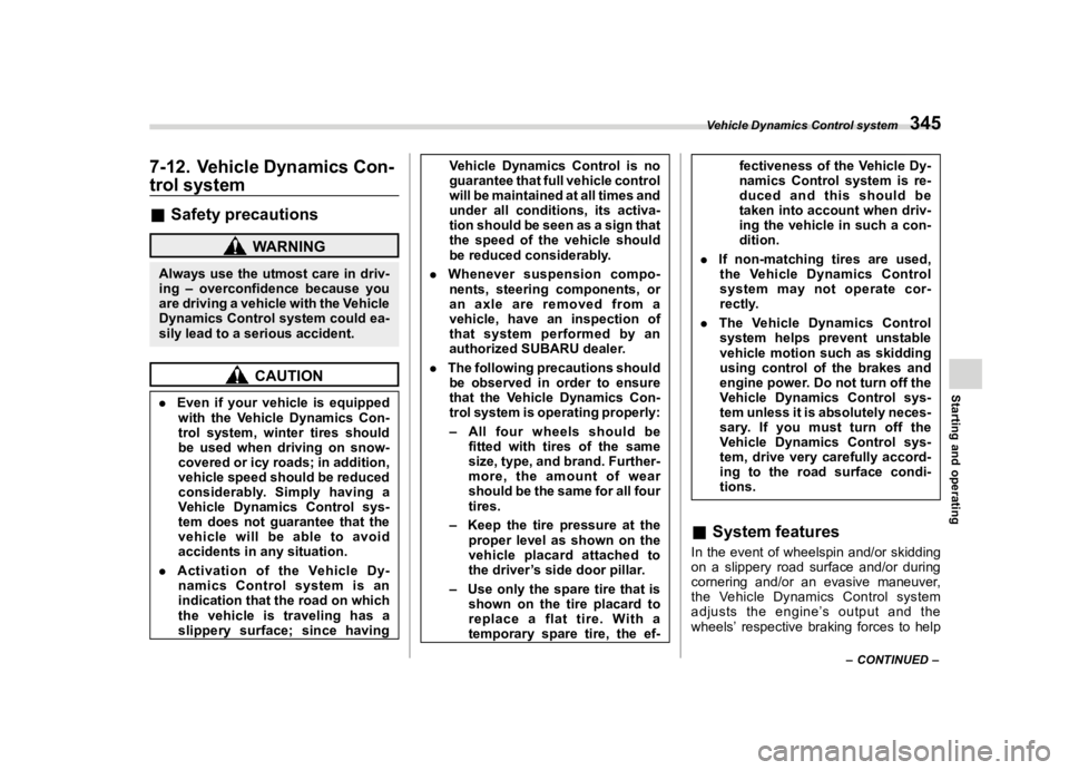 SUBARU ASCENT 2021  Owners Manual �������
