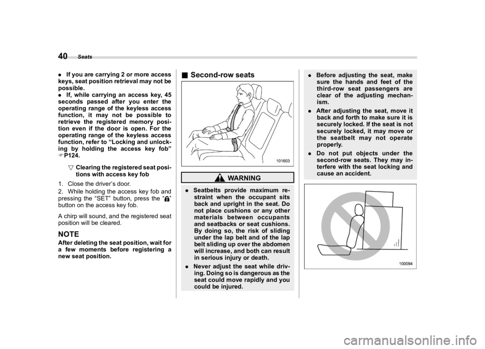 SUBARU ASCENT 2021 Service Manual ������
