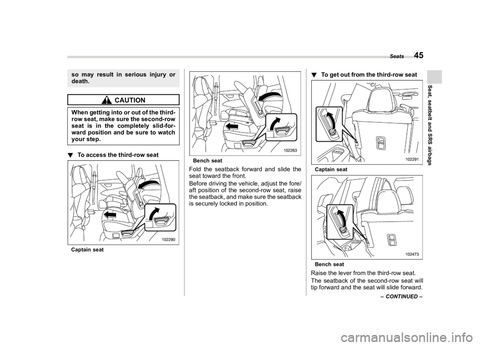 SUBARU ASCENT 2021 Service Manual ������
