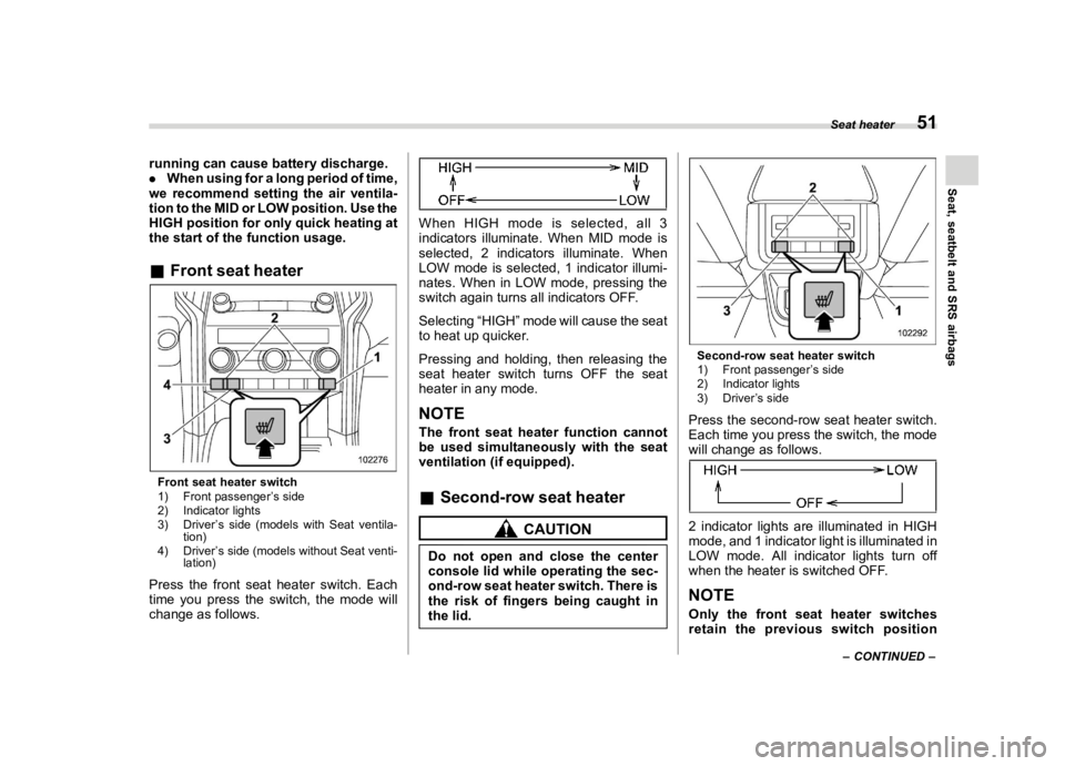 SUBARU ASCENT 2021 Workshop Manual ������
