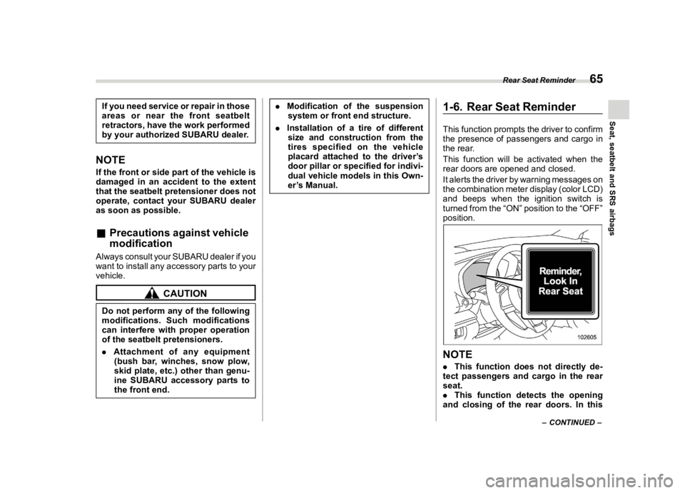 SUBARU ASCENT 2021 Repair Manual ������
