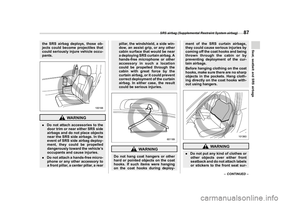 SUBARU ASCENT 2021  Owners Manual ������
