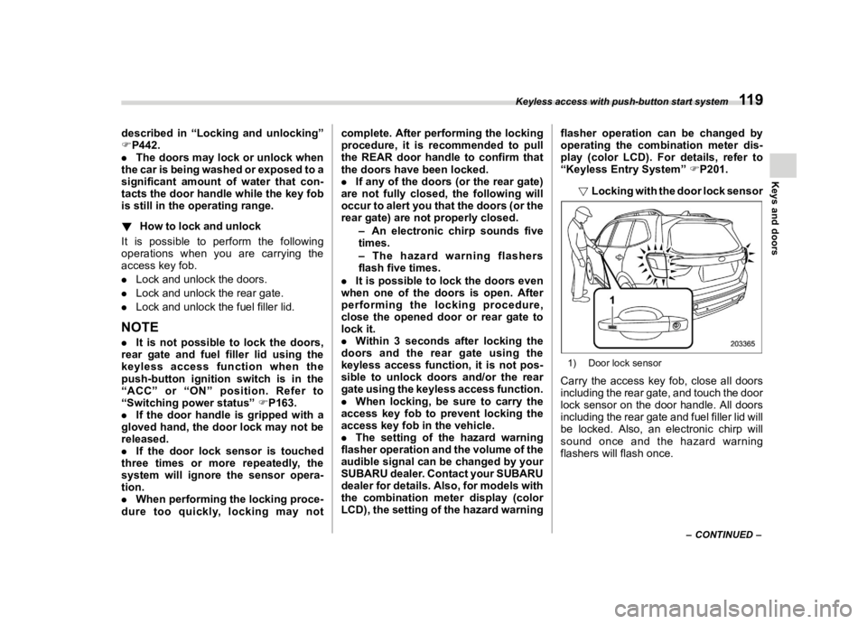 SUBARU FORESTER 2021  Owners Manual �������
