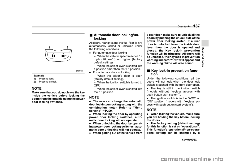 SUBARU FORESTER 2021  Owners Manual �������
