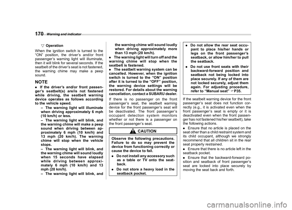 SUBARU FORESTER 2021  Owners Manual �������

