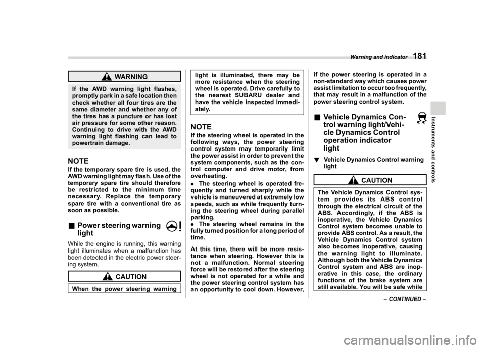 SUBARU FORESTER 2021  Owners Manual �������
