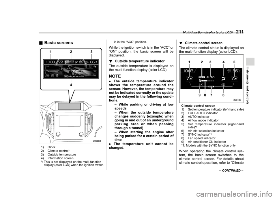 SUBARU FORESTER 2021  Owners Manual �������

