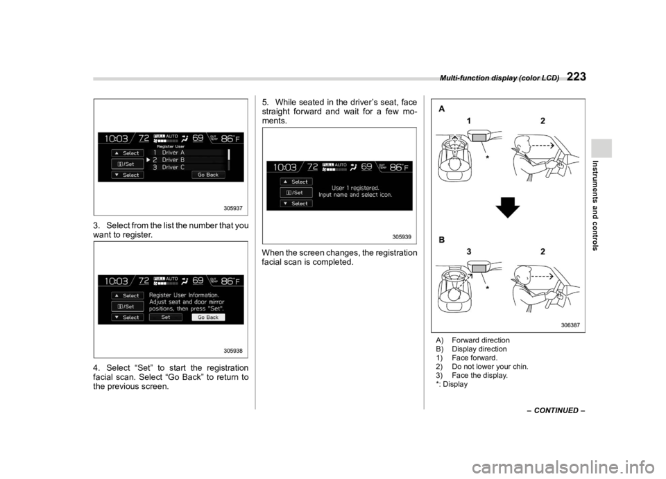 SUBARU FORESTER 2021  Owners Manual �������
