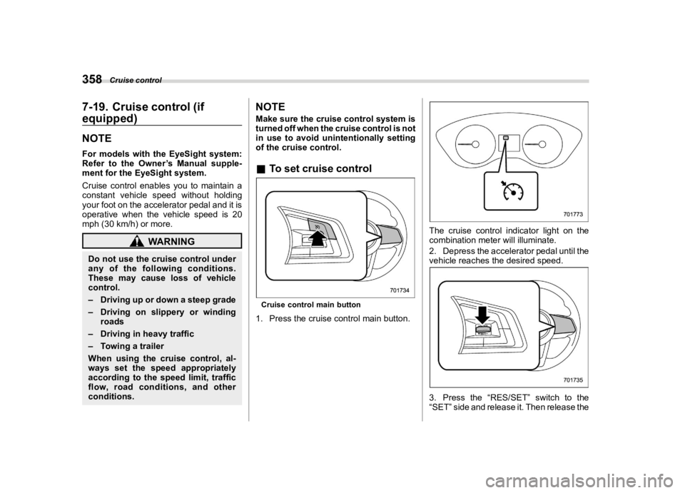 SUBARU FORESTER 2021  Owners Manual �������
