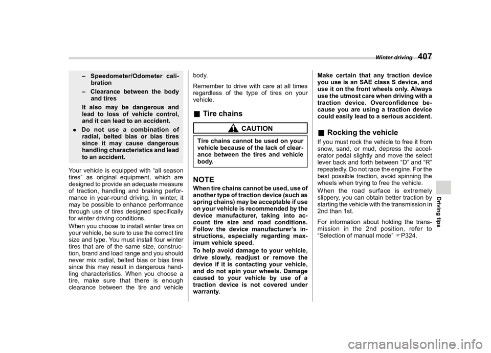 SUBARU FORESTER 2021  Owners Manual �������
