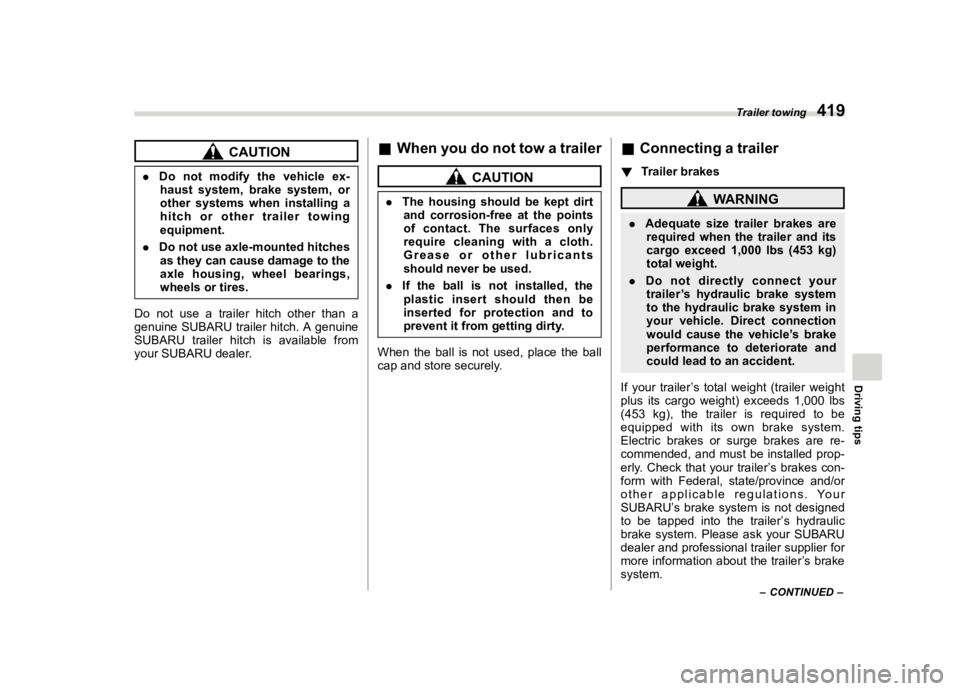 SUBARU FORESTER 2021  Owners Manual �������
