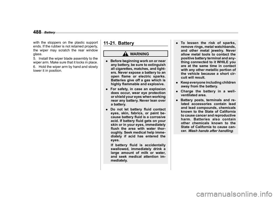 SUBARU FORESTER 2021  Owners Manual        
