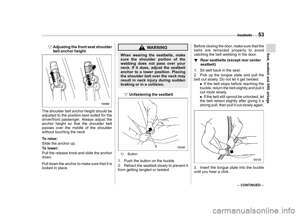 SUBARU FORESTER 2021 Workshop Manual ������
