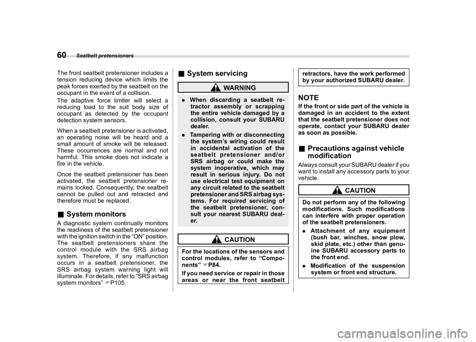 SUBARU FORESTER 2021 Repair Manual ������
